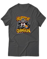 T-Shirt Αντρικό - Heart Of Champion - Color Thumbnail Ανθρακί