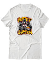 T-Shirt Αντρικό - Heart Of Champion - Color Thumbnail Άσπρο