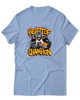 T-Shirt Αντρικό - Heart Of Champion - Color Thumbnail Γαλάζιο