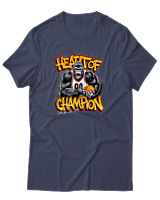 T-Shirt Αντρικό - Heart Of Champion - Color Thumbnail Μπλε Γκρι