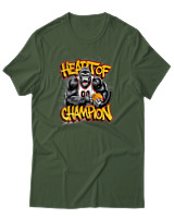 T-Shirt Αντρικό - Heart Of Champion - Color Thumbnail Κυπαρισσί