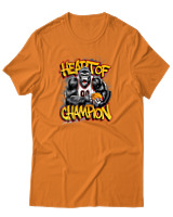 T-Shirt Αντρικό - Heart Of Champion - Color Thumbnail Πορτοκαλί