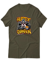 T-Shirt Αντρικό - Heart Of Champion - Color Thumbnail Χακί