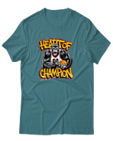 T-Shirt Αντρικό - Heart Of Champion - Color Thumbnail Μπλε Πράσινο
