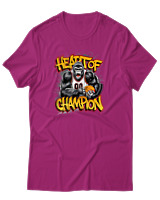 T-Shirt Αντρικό - Heart Of Champion - Color Thumbnail Φουξια