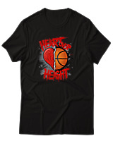 T-Shirt Αντρικό - Heart Over Height - Color Thumbnail Μαύρο
