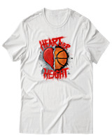 T-Shirt Αντρικό - Heart Over Height - Color Thumbnail Άσπρο