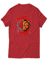 T-Shirt Αντρικό - Heart Over Height - Color Thumbnail Κόκκινο