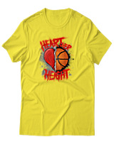 T-Shirt Αντρικό - Heart Over Height - Color Thumbnail Κίτρινο