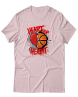 T-Shirt Αντρικό - Heart Over Height - Color Thumbnail Απαλό Ροζ