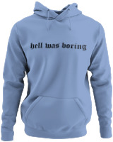 Φούτερ με κουκούλα - Hell Was Boring - Color Thumbnail Blue Carolina