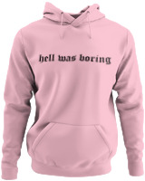 Φούτερ με κουκούλα - Hell Was Boring - Color Thumbnail Pink