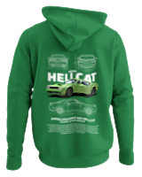 Φούτερ με κουκούλα - Hellcat - Color Thumbnail Kelly Green