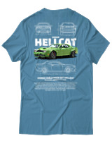 T-Shirt Αντρικό - Hellcat - Color Thumbnail Τιρκουάζ