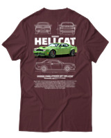 T-Shirt Αντρικό - Hellcat - Color Thumbnail Μπορντό