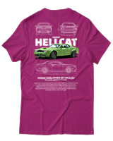 T-Shirt Αντρικό - Hellcat - Color Thumbnail Φουξια