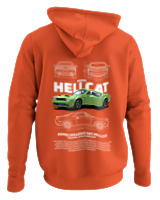 Φούτερ με κουκούλα - Hellcat - Color Thumbnail Orange