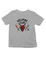 T-Shirt  - HellFire Club - Color Thumbnail Γκρι Μελανζέ