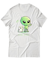 T-Shirt Αντρικό - Hello Human - Color Thumbnail Άσπρο