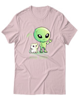 T-Shirt Αντρικό - Hello Human - Color Thumbnail Απαλό Ροζ
