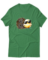 T-Shirt Αντρικό - Here For The Chicks - Color Thumbnail Πράσινο