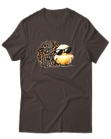 T-Shirt Αντρικό - Here For The Chicks - Color Thumbnail Καφέ