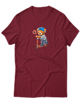 T-Shirt Αντρικό - Hi Skate - Color Thumbnail Σκούρο Κόκκινο
