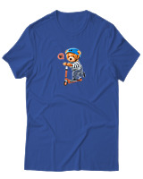 T-Shirt Αντρικό - Hi Skate - Color Thumbnail Μπλε Ρουά