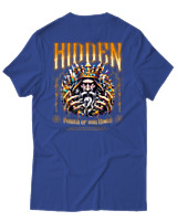 T-Shirt Αντρικό - Hidden - Color Thumbnail Μπλε Ρουά