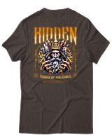 T-Shirt Αντρικό - Hidden - Color Thumbnail Καφέ