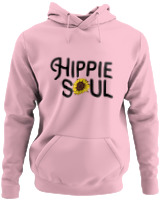 Φούτερ με κουκούλα - Hippie Soul - Color Thumbnail Pink