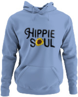 Φούτερ με κουκούλα - Hippie Soul - Color Thumbnail Blue Carolina