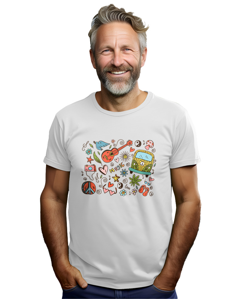T-Shirt Unisex - Hippie Vibes - Image 2