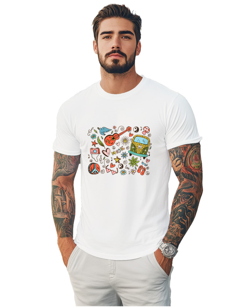 T-Shirt Unisex - Hippie Vibes - Image 1