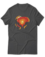 T-Shirt Αντρικό - Hold The Universe In There Hands - Color Thumbnail Ανθρακί