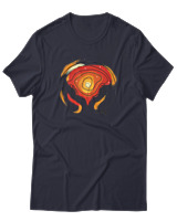 T-Shirt Αντρικό - Hold The Universe In There Hands - Color Thumbnail Σκούρο Μπλε