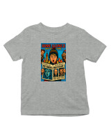 T-Shirt  - Home Alone - Color Thumbnail Γκρι Μελανζέ