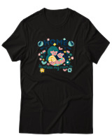 T-Shirt  Γυναικείο - Home Is Where My Mom Is - Color Thumbnail Μαύρο