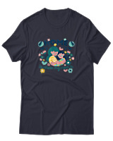 T-Shirt  Γυναικείο - Home Is Where My Mom Is - Color Thumbnail Σκούρο Μπλέ