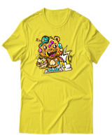 T-Shirt Αντρικό - Honey Bear - Color Thumbnail Κίτρινο