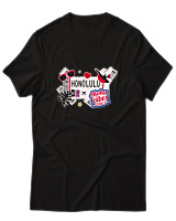T-Shirt Αντρικό - Honolulu - Color Thumbnail Μαύρο