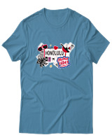 T-Shirt Αντρικό - Honolulu - Color Thumbnail Τιρκουάζ