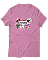 T-Shirt Αντρικό - Honolulu - Color Thumbnail Ροζ