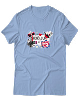 T-Shirt  Γυναικείο - Honolulu - Color Thumbnail Γαλάζιο