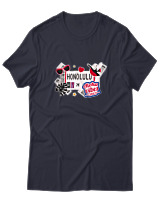 T-Shirt  Γυναικείο - Honolulu - Color Thumbnail Σκούρο Μπλέ