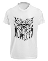 T-Shirt Fit Αντρικό - Hopeless - Color Thumbnail 'Ασπρο