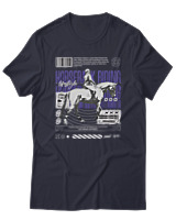 T-Shirt Αντρικό - Horse Riding - Color Thumbnail Σκούρο Μπλε