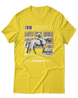 T-Shirt Αντρικό - Horse Riding - Color Thumbnail Χρυσό Κίτρινο
