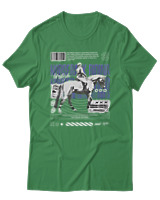 T-Shirt Αντρικό - Horse Riding - Color Thumbnail Πράσινο