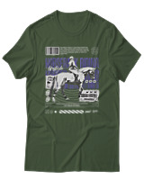 T-Shirt Αντρικό - Horse Riding - Color Thumbnail Κυπαρισσί